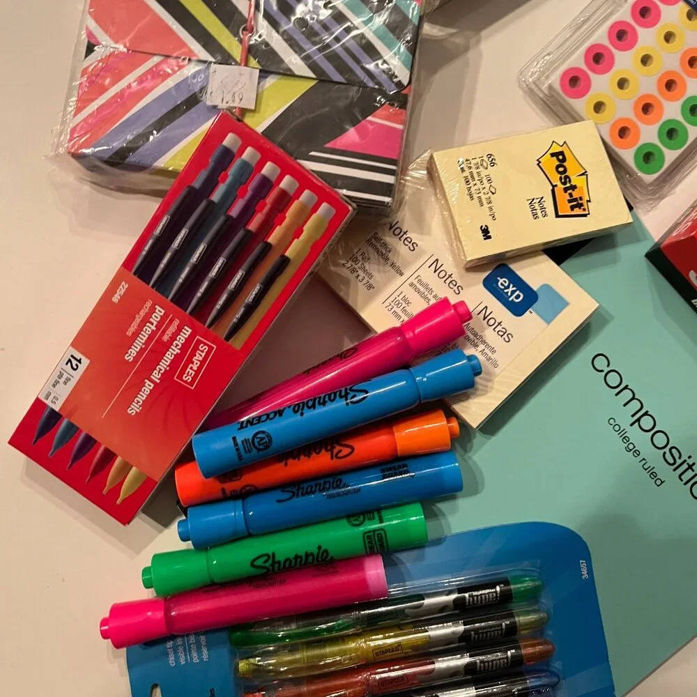 Office Supplies‎ (Mixed Lot - New!) Pens, Binder Clips, More!
